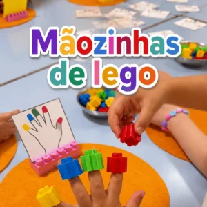 Mãozinhas de Lego