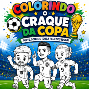 Colorindo o Craque da Copa