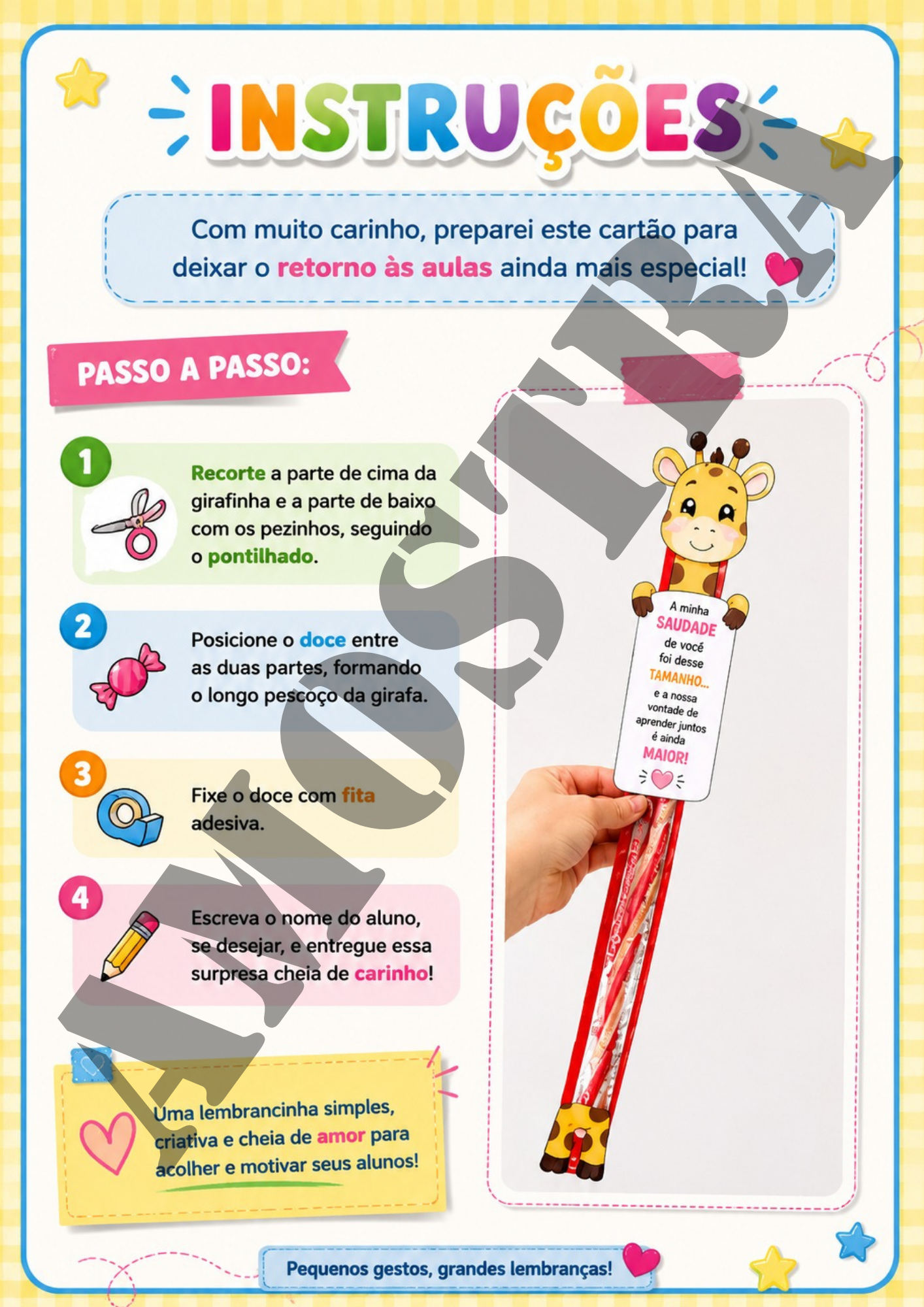 Lembrancinha girafinha - Imagem 2