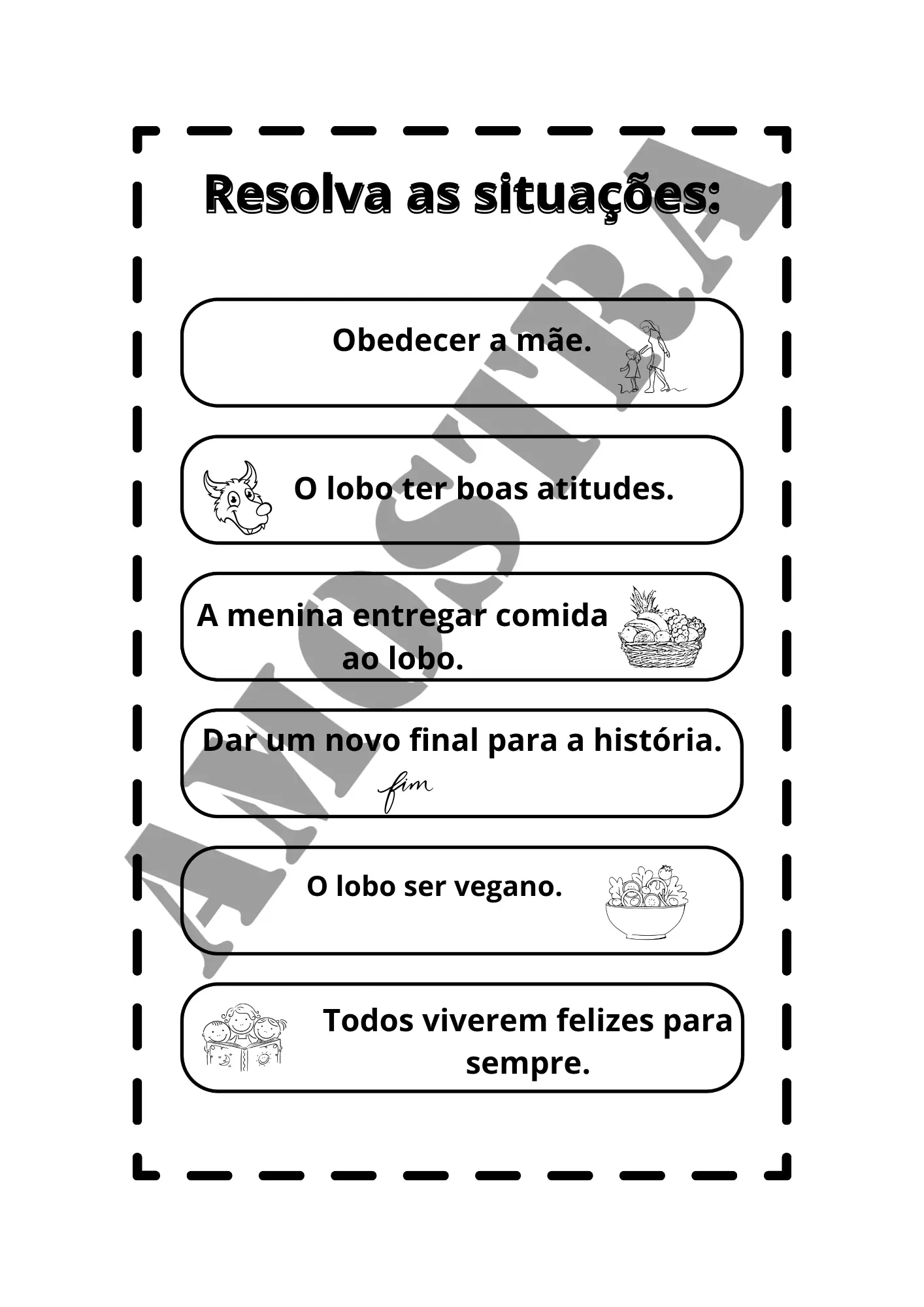 Atividade - Chapeuzinho vermelho - Imagem 2