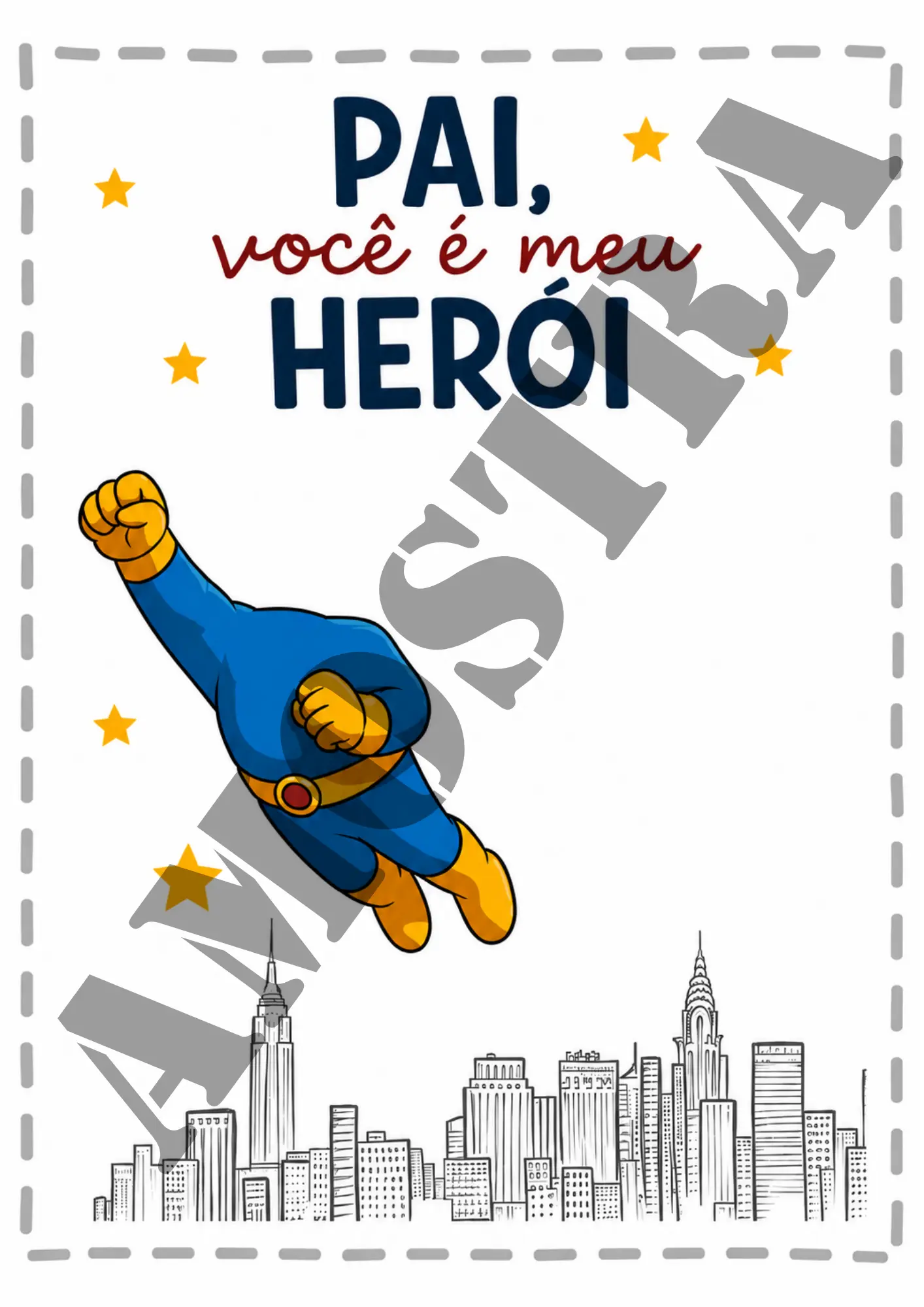 Mini kit - Dia dos pais- Pintura - Imagem 2