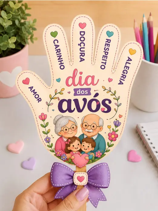 Mãozinha para vovô e vovó