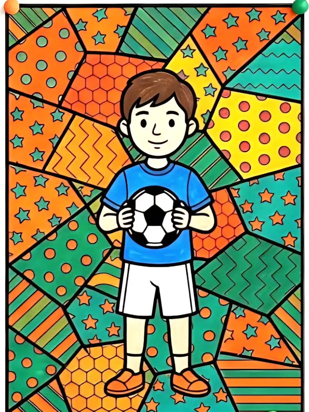 Mosaico de Cores dos jogadores