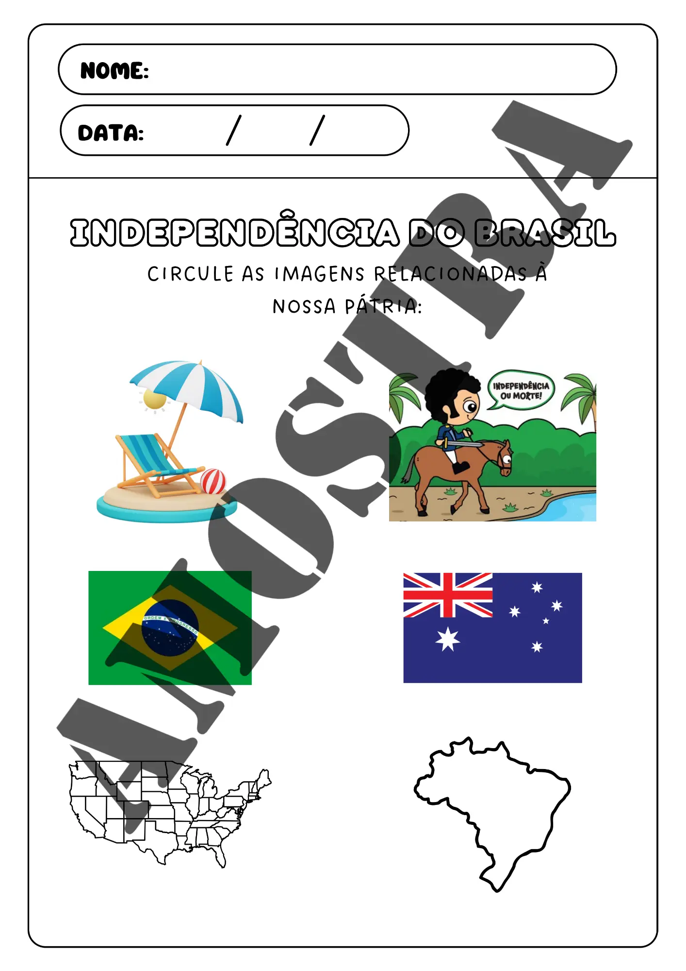 kit Independencia Brasileira - Imagem 6