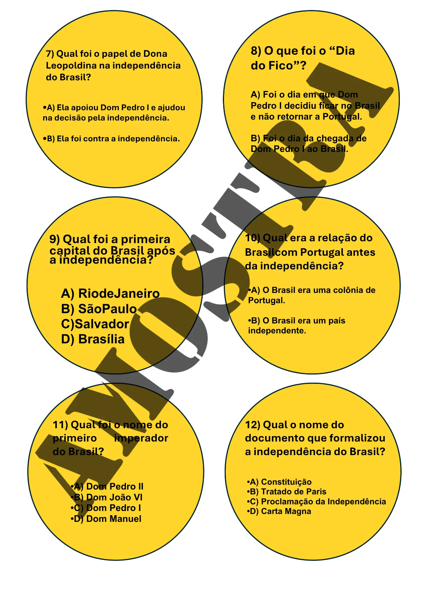 Jogo Quiz da Independencia - Imagem 5