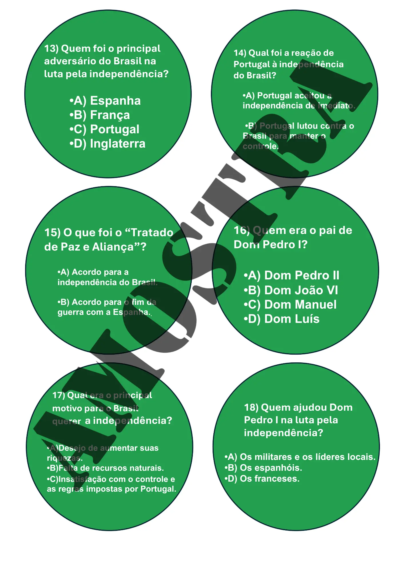 Jogo Quiz da Independencia - Imagem 4