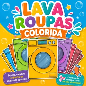 Lava Roupas Colorida